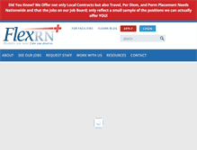 Tablet Screenshot of flexrn.com